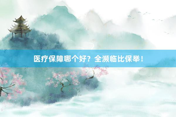 医疗保障哪个好？全濒临比保举！