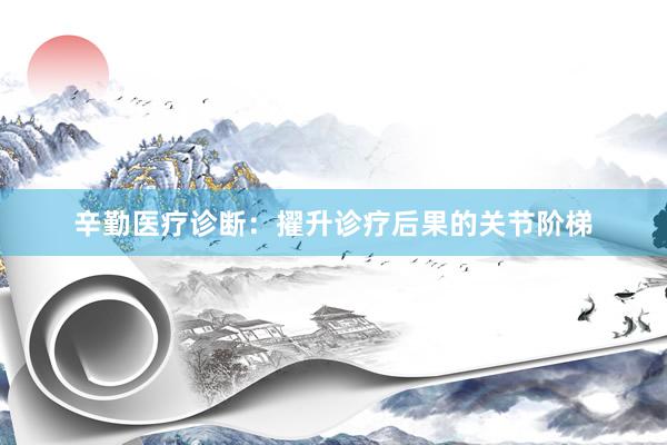 辛勤医疗诊断：擢升诊疗后果的关节阶梯